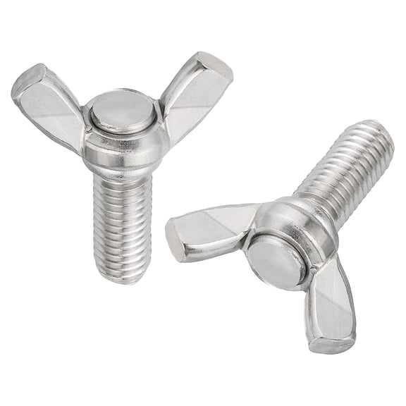 20pack M8-1.25x20mm Wing Butterfly Screws Bolts, 304 Stainless Steel Butterfly Screws