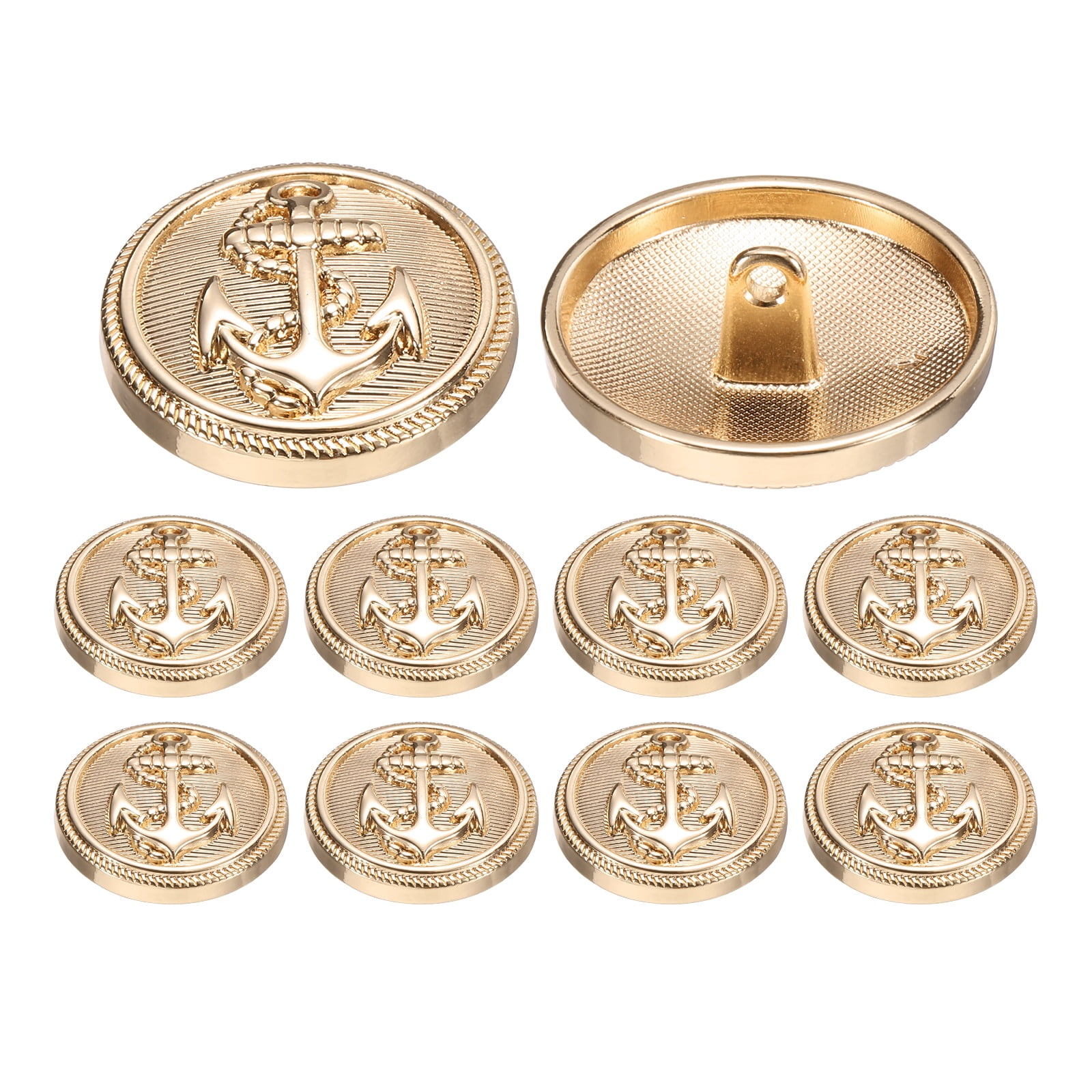 20pack Metal Blazer Button, 11mm/0.43