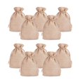 thumbnail image 1 of 20pc 20 Pcs Burlap Bags with Drawstring Gift Bags Jewelry Pouch for Wedding Party Arts Crafts Projects Presents Snacks Jewelry 7x5 Inches, 1 of 4