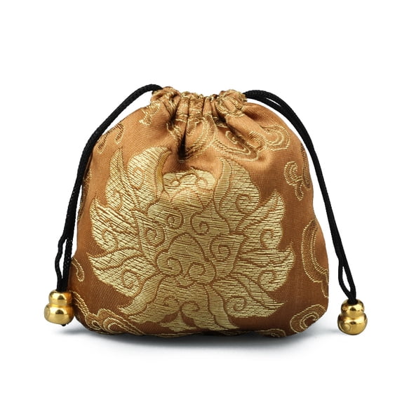 20pc Chinese Style Stain Brocade Jewelry Packing Pouches Drawstring Gift Bags Auspicious Cloud Pattern Peru 11x11cm