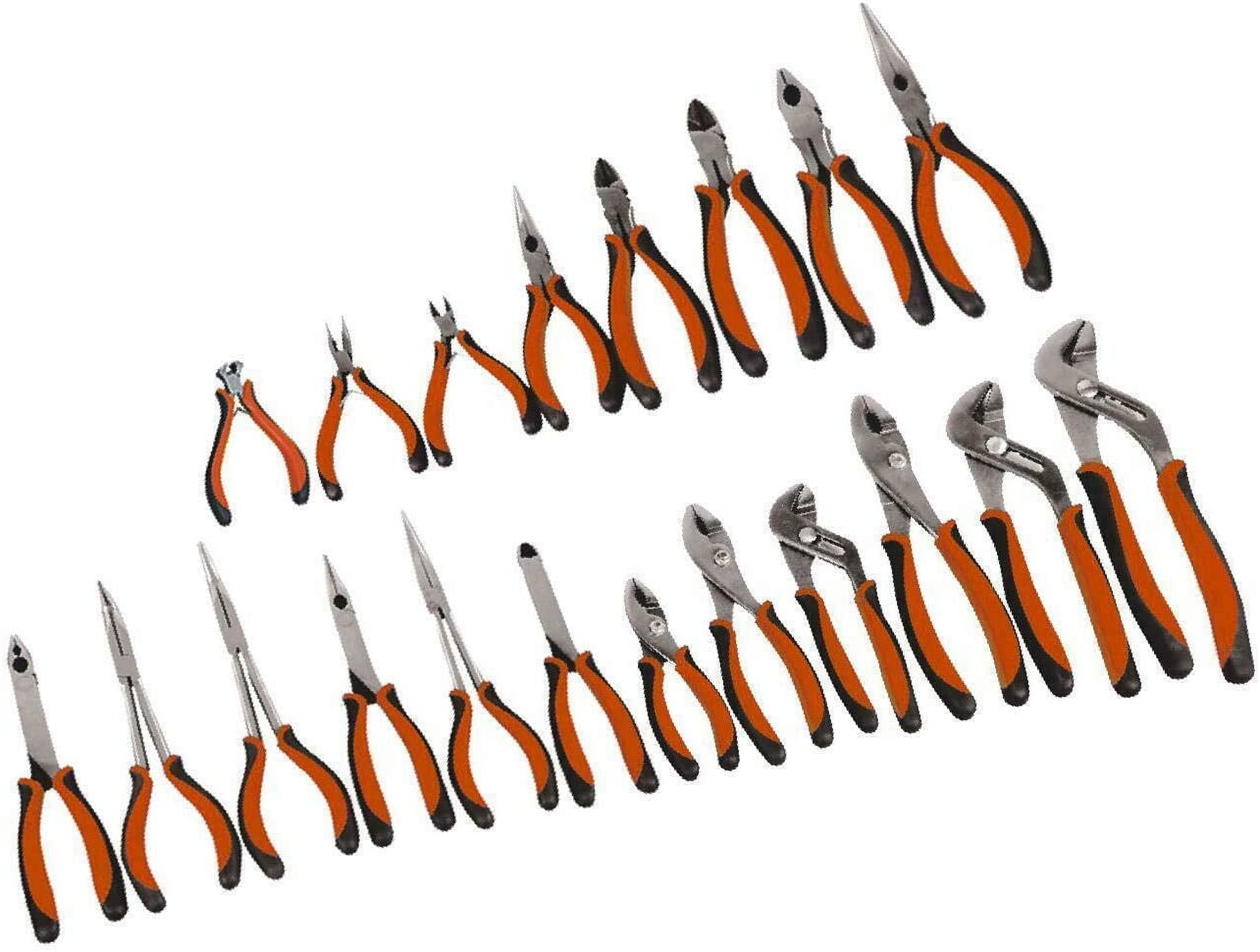 Juego De 9 Alicates De Largo Alcance 11 Pulgadas – Ideal Para Mecánicos Y Electricistas
