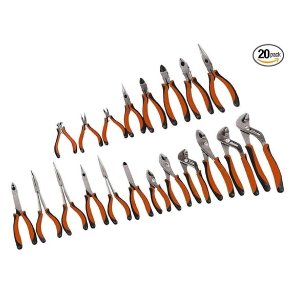 20pc Extreme Leverage Pliers Mechanics Electricians Tool Set Bxrc