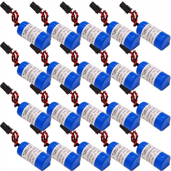 20pc For ALLEN-BRADLEY 1756-BA2 PLC Controller Battery BR2/3A-AB 94811501 Battery