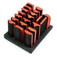 thumbnail image 1 of 20pc Hand Sanding Block Set - Hook and Loop Interchangeable Assorted Shapes, 1 of 7