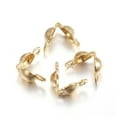 thumbnail image 1 of 20pc Ion Plating(IP) 304 Stainless Steel Bead Tips Calotte Ends Clamshell Knot Cover Golden, 1 of 2