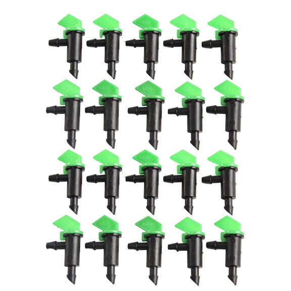 20pc Irrigation Drip Emitter Flag Dripper For 3mm Hole Punches Efficient Garden Irrigation Watering Kits Garden Supplies