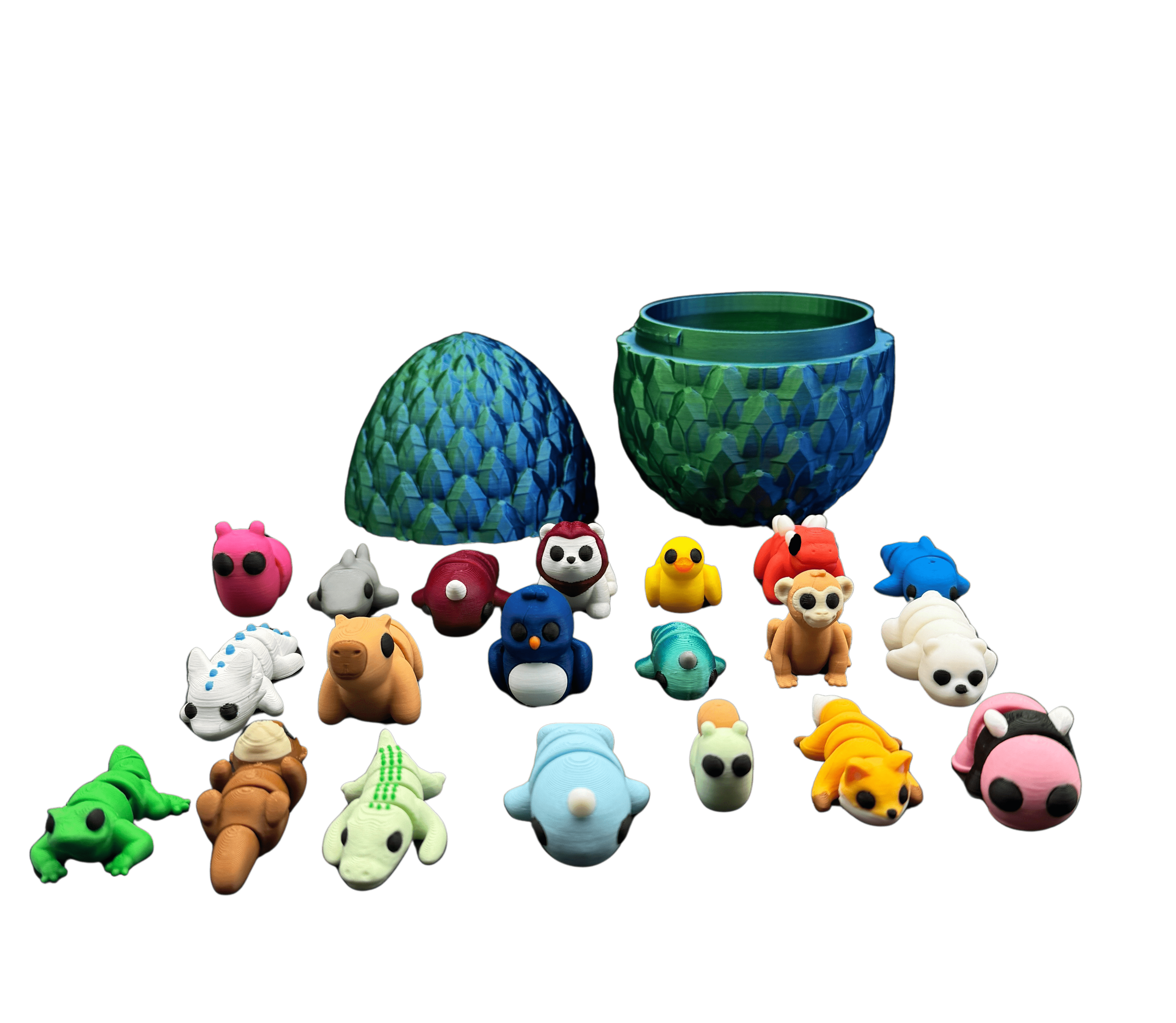 20pc Mystery Mini Animals Pack in Gemstone Dragon Egg