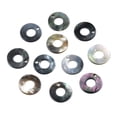 thumbnail image 1 of 20pc Natural Black Lip Shell Charms Flat Round 12x1mm Hole: 1.5mm, 1 of 3
