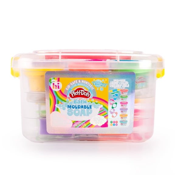Play-Doh Moldable Soap Bath Play Set, 20 Pieces