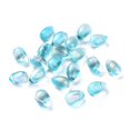 thumbnail image 1 of 20pc Transparent Glass Charms Glitter Gold Powder Teardrop Cyan 9x6x5mm Hole: 1mm, 1 of 3