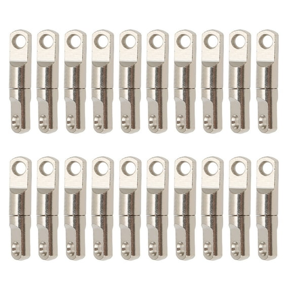 Sarapandan 20pc Waterproof, Smooth Rotation, 4mm Tackle for Anglers High-Durability Fishing Swivels Set