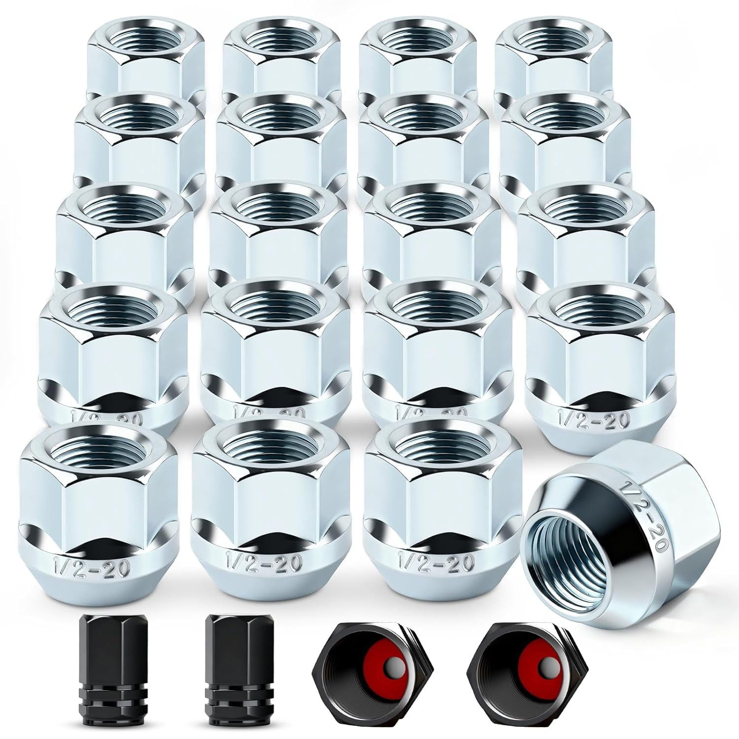 1 2 20 Open End Lug Nuts 1 2 20 Open End Lug Nuts