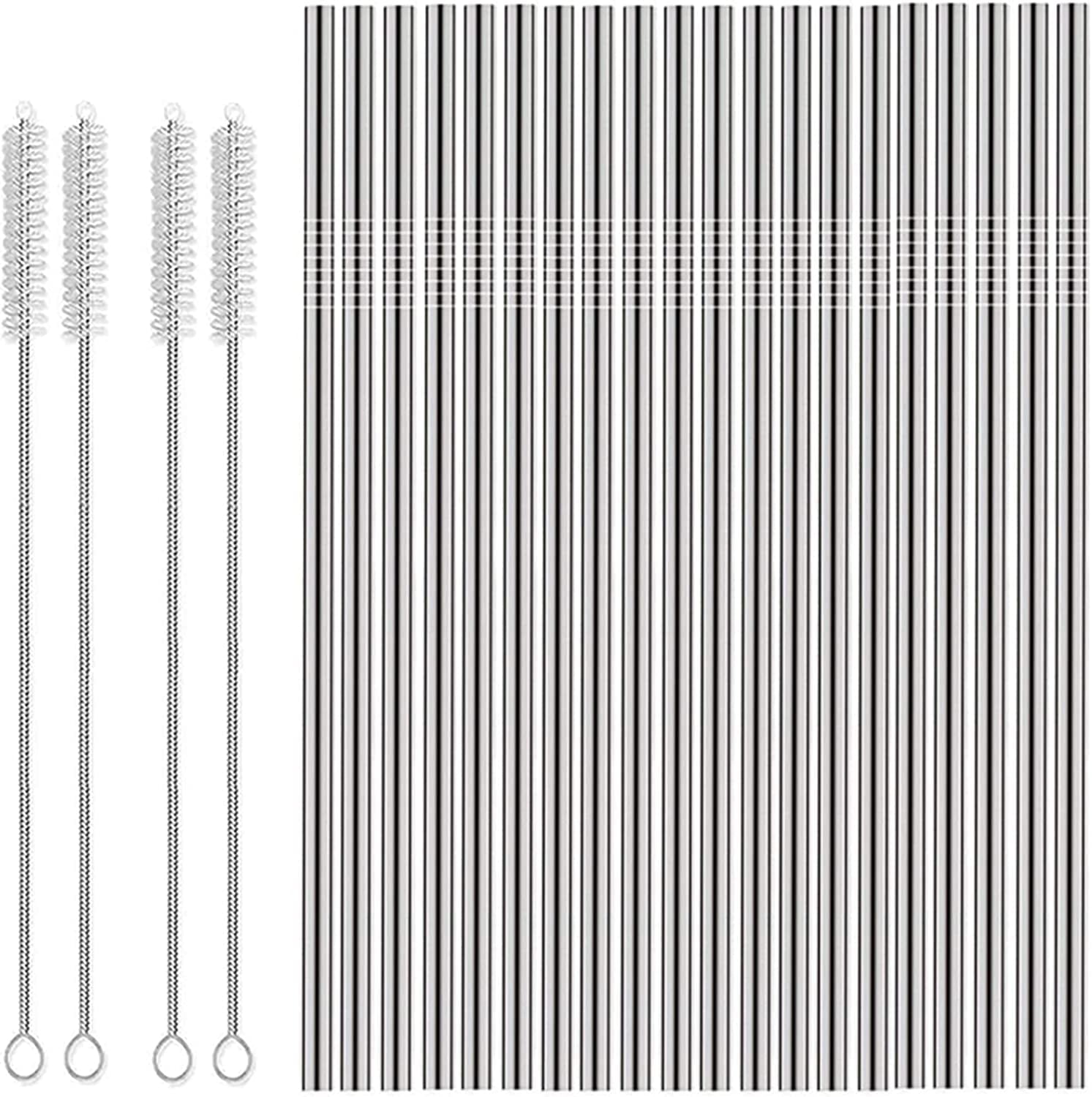 265mm Eco-friendly Metal Straws 304 Stainless Steel Straws