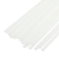 thumbnail image 1 of 20pcs 10 Inch Plastic Welding Rods ABS Welding Strips Welder Rods for Plastic Welder, Car Bumper, Kayak Repair, White, 1 of 5