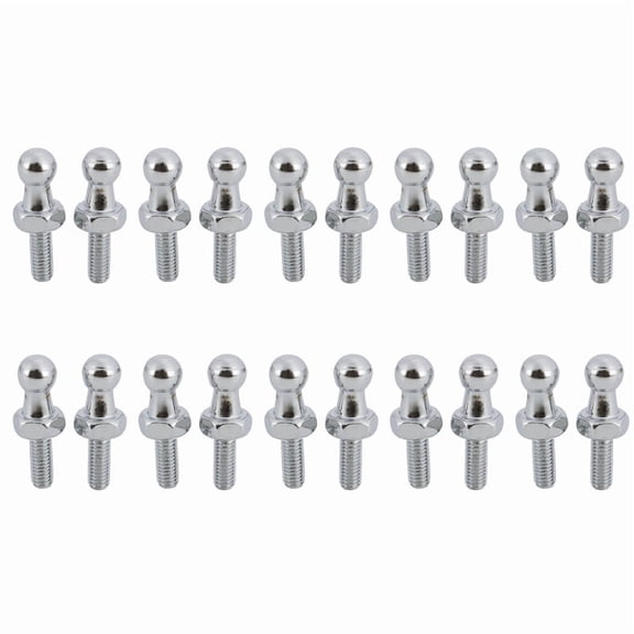 20pcs 10mm BALL STUD BOLT M6 for Gas Strut Ball Ended Bolt Bonnet STD 001
