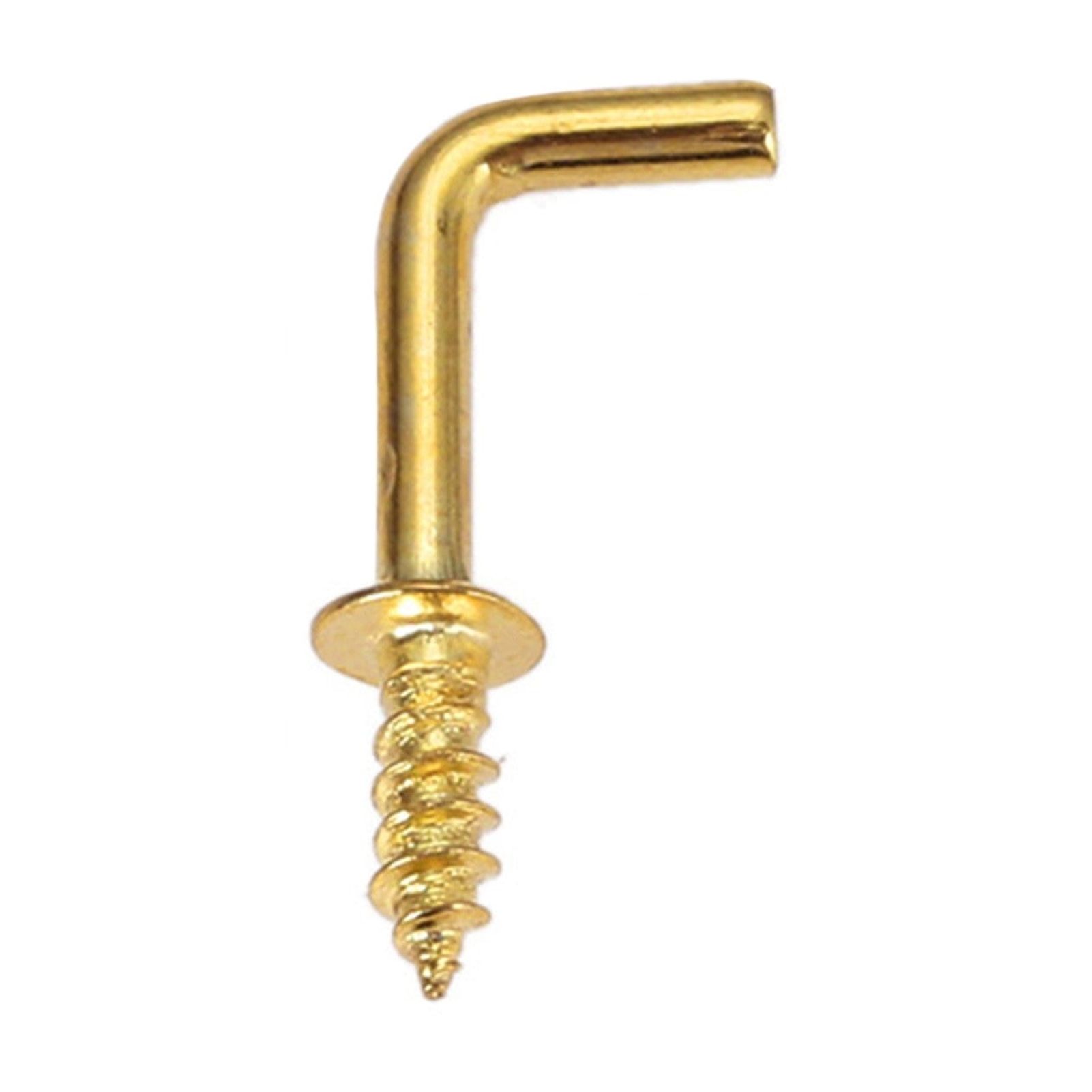20pcs/10pcs L shape Dresser Cup Hooks Right Angle Screws 7 Style ...