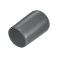 thumbnail image 1 of 20pcs 13.5mm Round Dark Gray Vinyl End Cap Screw Thread Protector Rubber Caps, 1 of 5