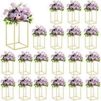 20pcs 15.7inch Gold Wedding Table Centerpiece, Wedding Flower Vase forWedding Table Decoration,Anniversary Party Event Home Decor(Gold)