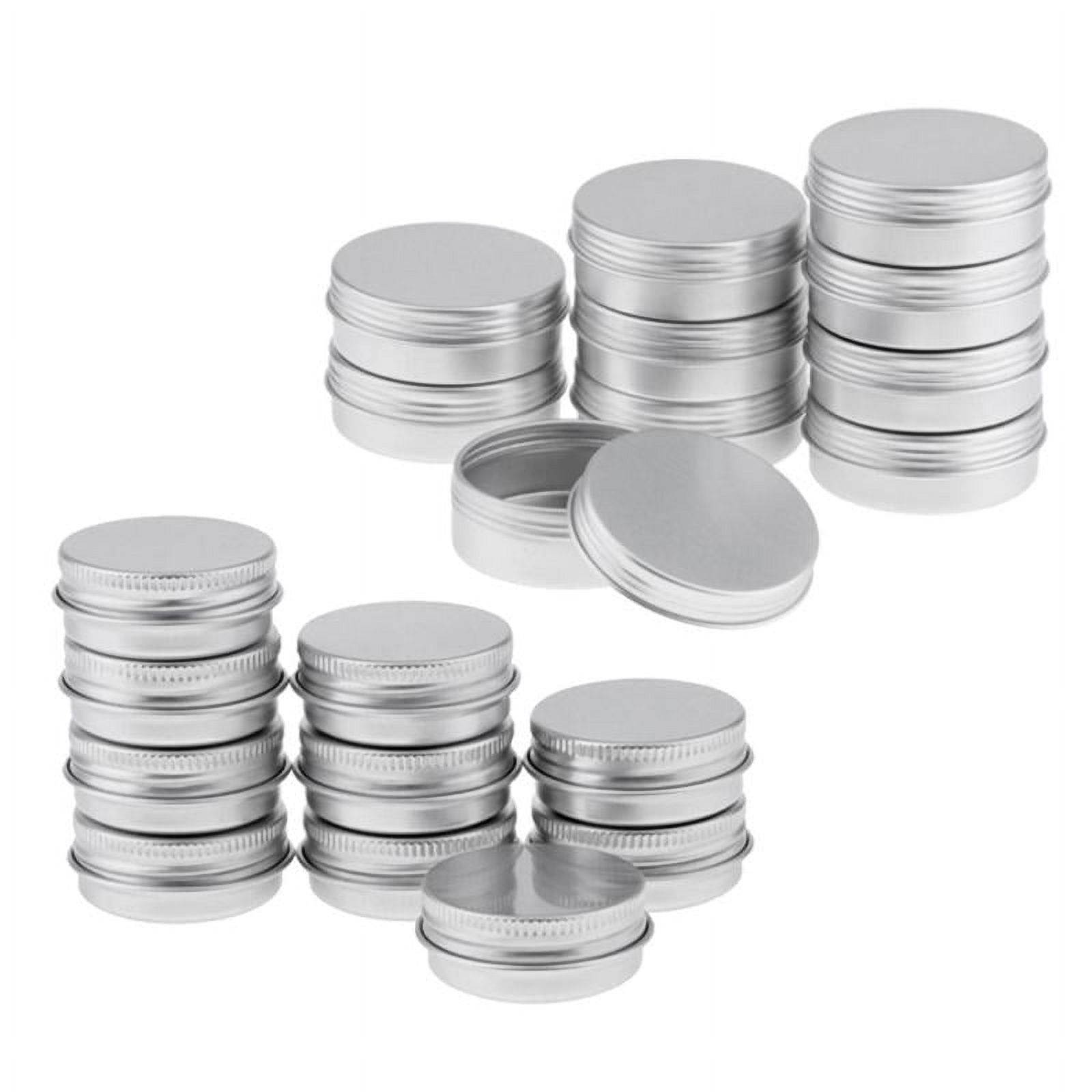 20pcs 15g 25g Aluminum Tin Jars Cosmetic Sample Metal Empty Container ...