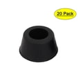 thumbnail image 1 of 20pcs 15mm Inner Dia. Rubber Table Chair Leg Foot Covers Floor Protector, 1 of 4