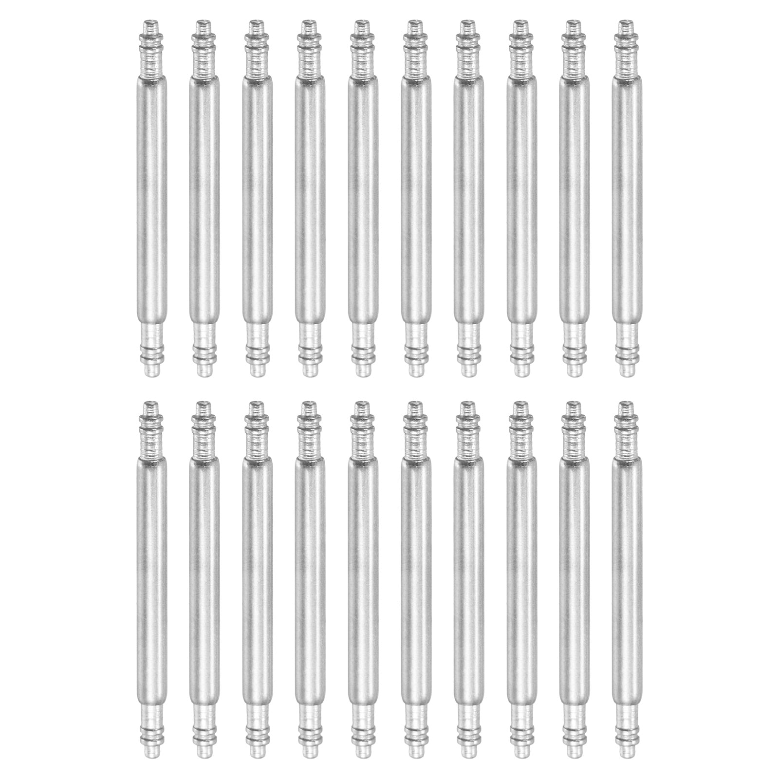20pcs 18mm Watch Spring Bar 1.8mm Thickness Band Pins Double Fringe ...