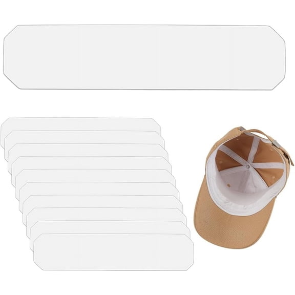 20pcs 20Pcs Hat Shaper Insert Paper Baseball Caps Inserts Shapers for Baseball Caps Hat Inner Support Baseball Bump Cap Holder Universal Cap Inner Liner for Home Store Display Stand Rectangle