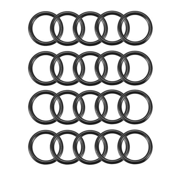 20pcs 20mmx15mmx2.5mm Rubber O Ring Washer Air Gas Seal Sealing Gasket