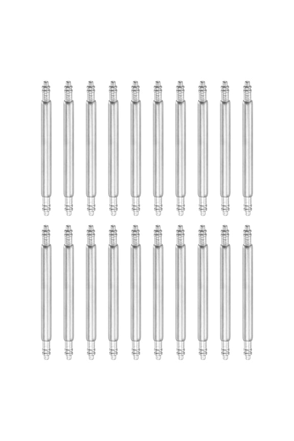 20pcs 23mm Watch Spring Bar 1.8mm Thickness Band Pins Double Fringe Stainless Steel Replacement Pin for Watch Band Link