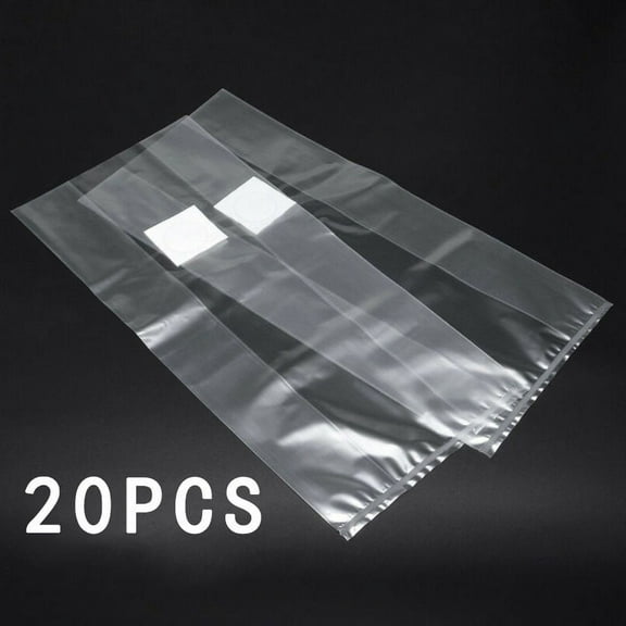 20pcs 25*50cm PVC Mushroom Spawn Grow Bag Substrate High Temp Pre Sealable