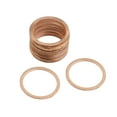 thumbnail image 1 of 20pcs 25mm Inner Dia Copper Washers Flat Sealing Gaskets Ring for Cars, 1 of 3