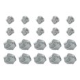 thumbnail image 1 of 20pcs 2Size Ribbon Roses Satin 2.5cm/5cm Ribbon Flower Rose Artificial Fabric Flowers for DIY Crafting (Light Grey), 1 of 5
