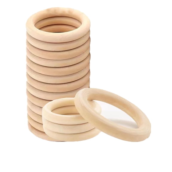 Wood Craft Rings for DIY Jewelry and Decor | Arts Crafts & Sewing