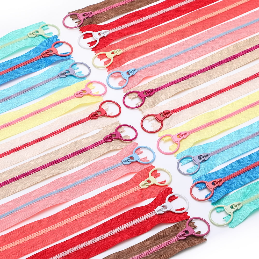 Rainbow Iridescent #5 Zipper Pulls - 6 pack – Craft de Ville