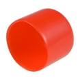 thumbnail image 1 of 20pcs 36mm Round Red Vinyl End Cap Screw Thread Protectors Rubber Cover Caps, 1 of 3