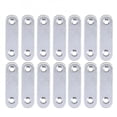 thumbnail image 1 of 20pcs 37/47/57/77mm Stainless Steel Flat Steel Brackets Mending Plates Repair Fixing Bracket Furniture Hardware, 1 of 8