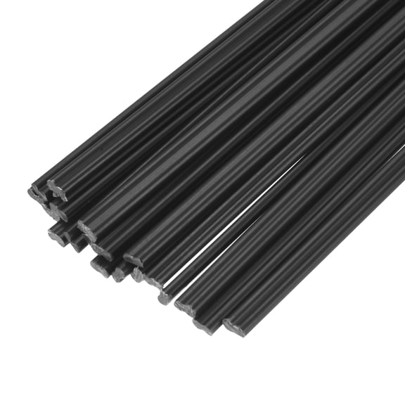20pcs 40 Inch Plastic Welding Rods PP Welding Strips Welder Rods for Car Bumper, Kayak Repair, Plastic Welder, Black