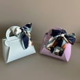 thumbnail image 1 of 20pcs/40pcs Leather Gift Box Wholesale Eid Holiday Wedding Baby Shower Candy Mini Gift Bag Businesses Gift Packaging Bags (purple blue,12x5.5x13cm,40pcs), 1 of 7