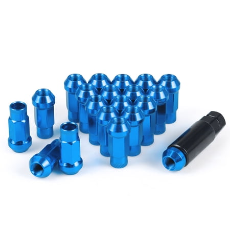 20pcs 47mm M12x1.25 Wheel Lug Nuts Iron Racing Lug Nuts Lock Racing Lug Nuts Wheel Screw Nuts
