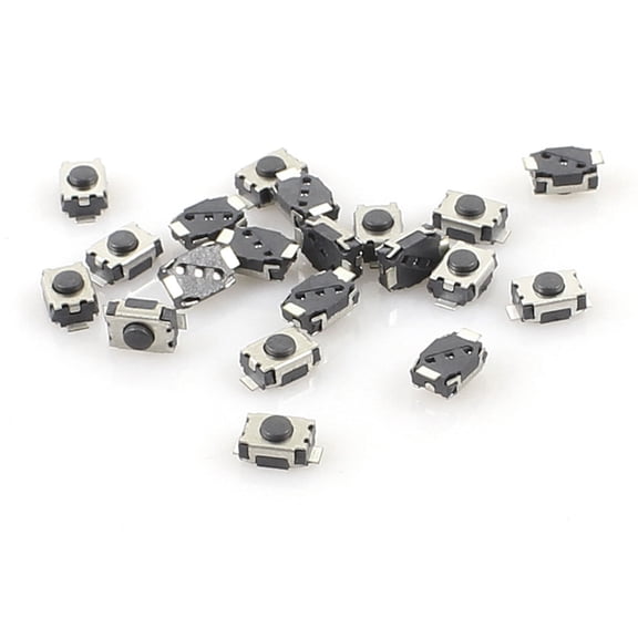 20pcs 4mm x 3mm Round Pushbutton Momentary SMT Tactile Tact Switch