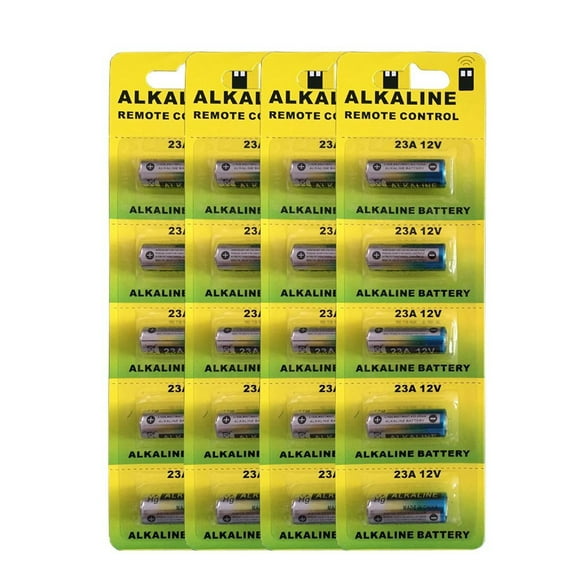 20pcs/4pack 23A 12V Alkaline Primary Dry Batteries 21/23 23GA A23 A-23 GP23A ...