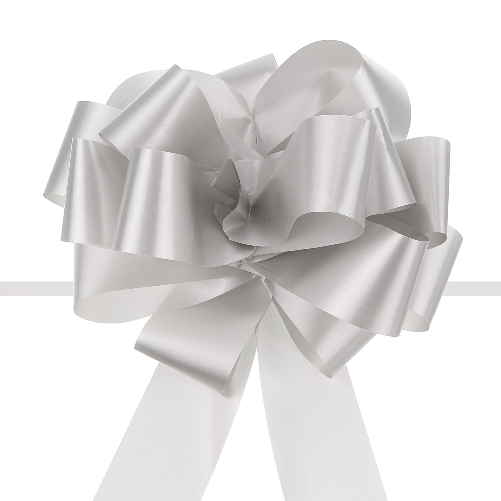 10/20pcs White Ribbon Bows Wedding Bowknots Ribbon DIY Gift Wrap Satin  Ribbon Wedding Car Chair Vase Guest Favors Decoration