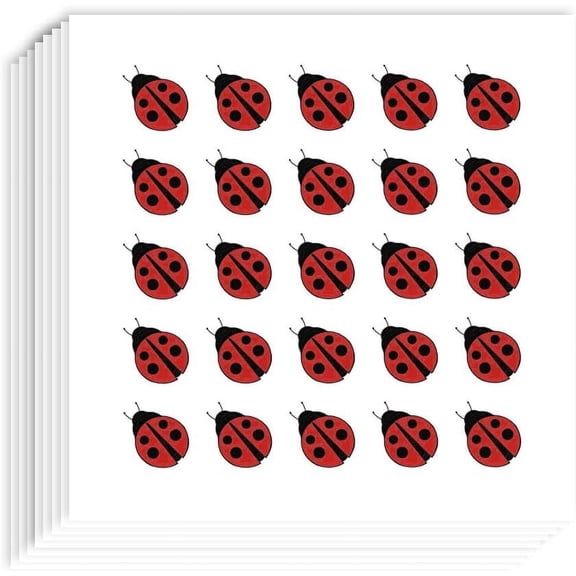 20pcs 500Pcs Ladybug Planner Stickers 0.5x0.5 Inch Self-Adhesive Ladybird Scrapbook Paper Insect Stickers Decals for Scrapbooking Planner Calendar DIY Crafts Album Party Decor Gift Bag Seal