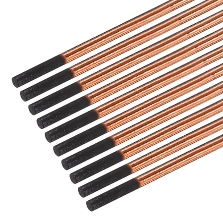 20pcs 5mmx355mm(3/16"x14") Carbon Arc Air Gouging Rods Copper Graphite Coated Gouging Electrode Rods