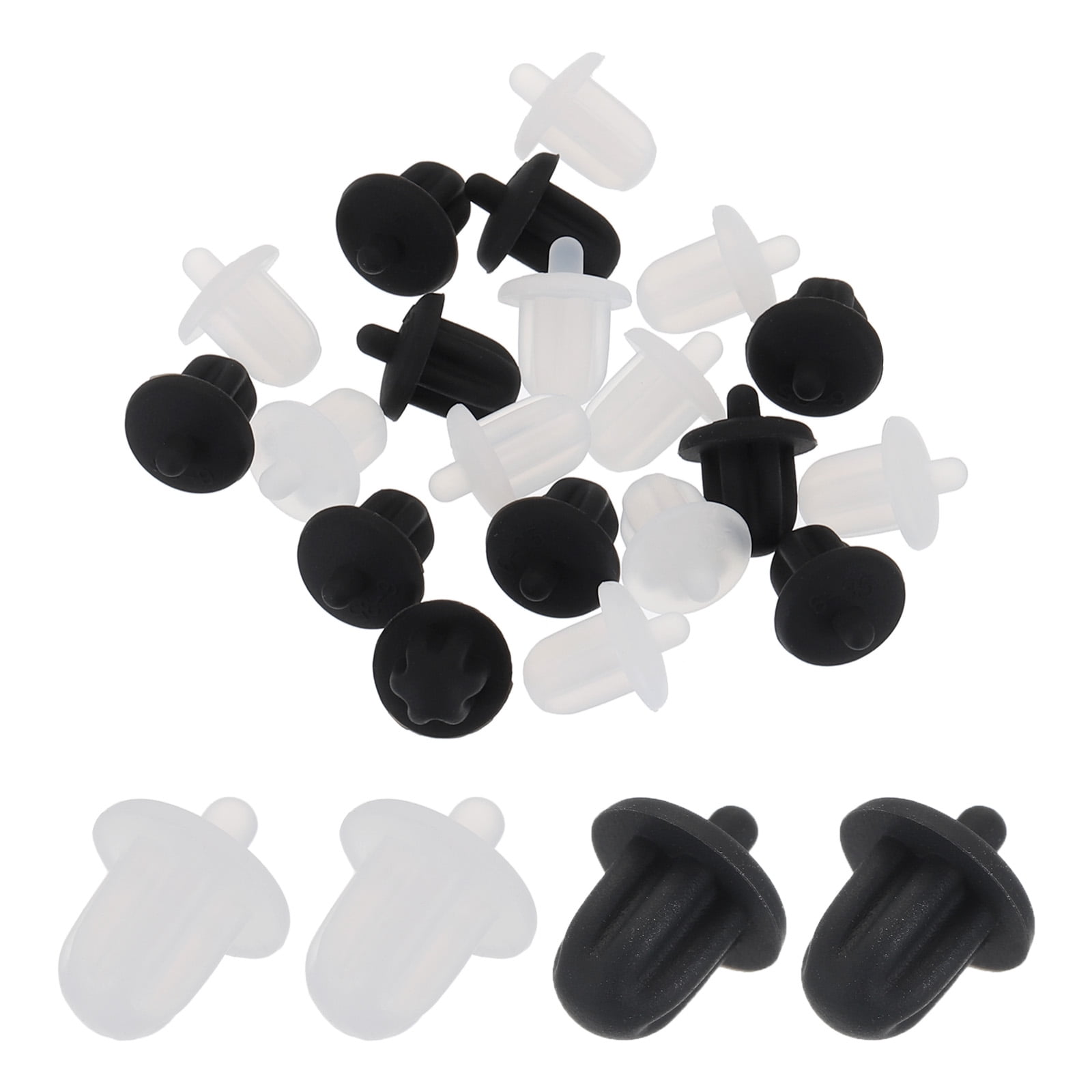 20pcs 6.35mm Audio Jack Port Duct Cover PC DVD Microphone Plugs Caps ...