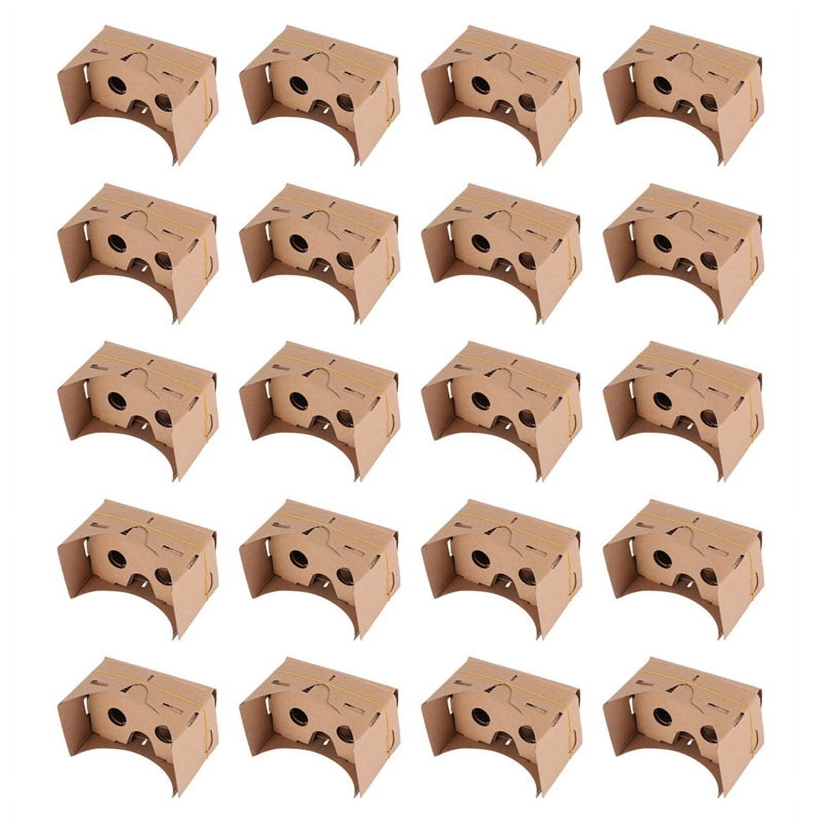 20pcs 6 Inch DIY 3D VR Virtual Reality Glasses Hardboard for Cardboard