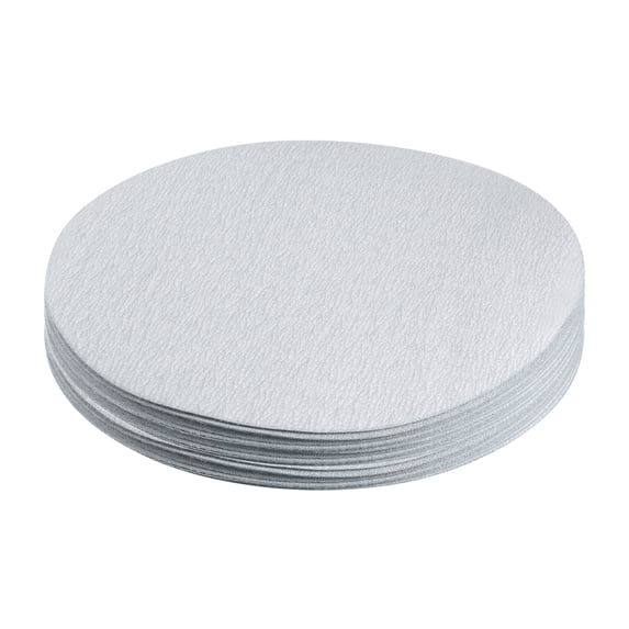 20pcs 7" Aluminum Oxide White Dry Hook and Loop Sanding Discs 400 Grit