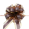 thumbnail image 1 of 20pcs 7 Inch Large Pull Bow Gift Wrapping Bows Ribbon Organza Coffee for Wedding Baskets Presents, 1 of 6
