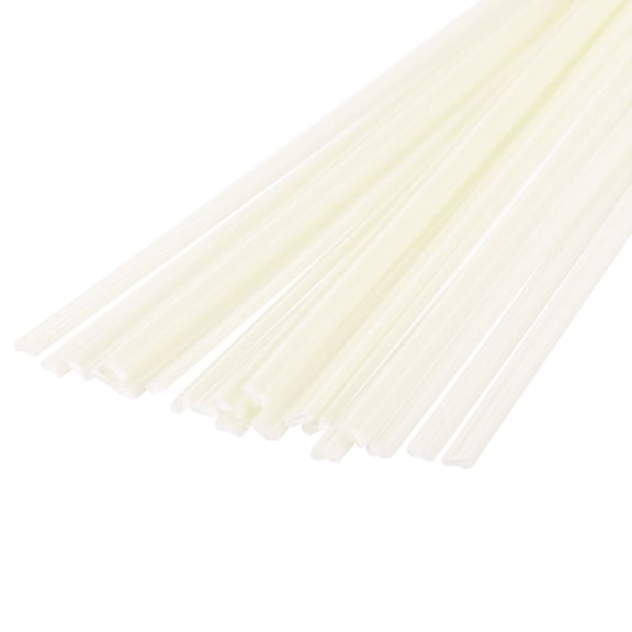 20pcs 8 Inch Plastic Welding Rods ABS Welding Strips Welder Rods for Plastic Welder,Daily Repair,Light Yellow