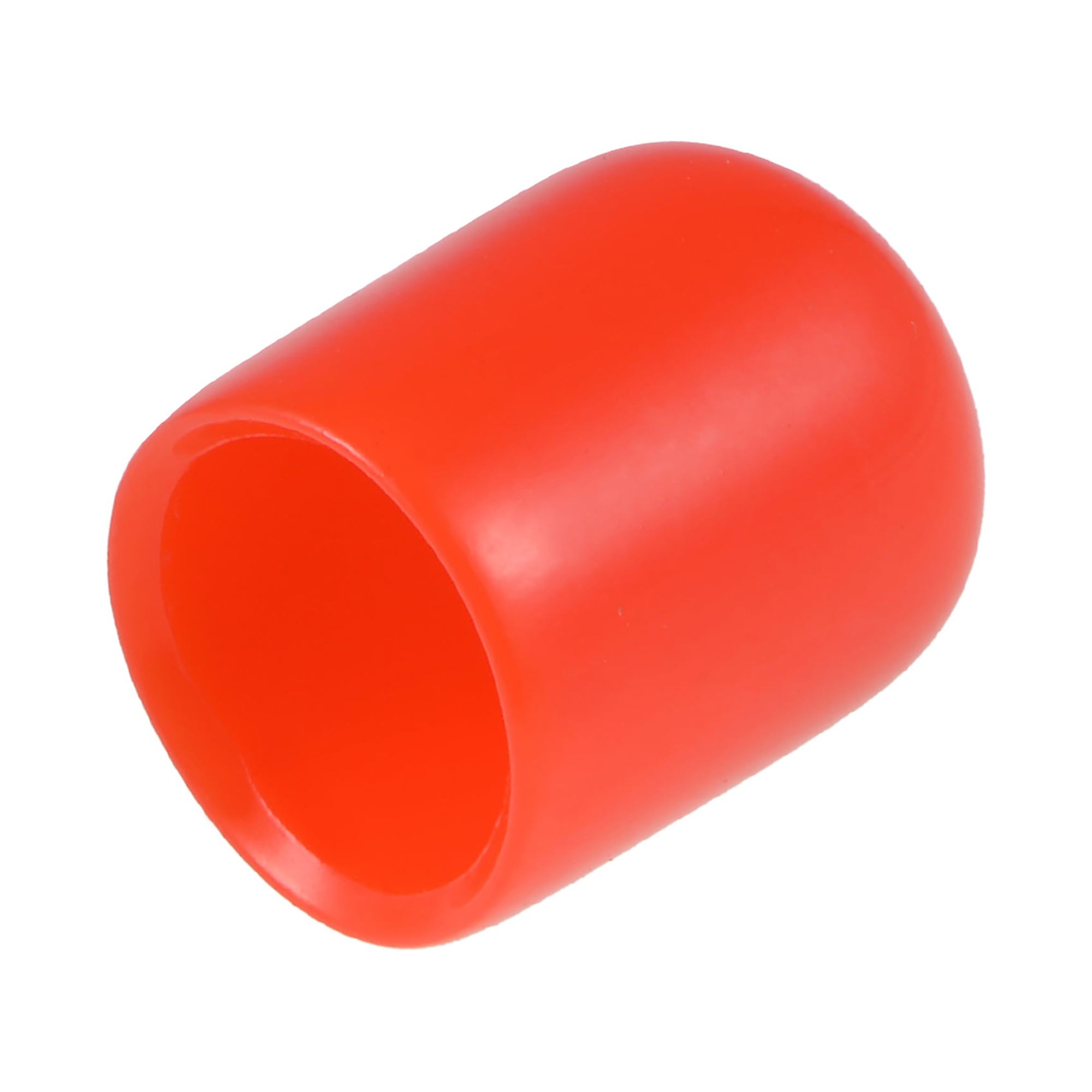 20pcs 9mm Round Red Vinyl End Cap Screw Thread Protectors Rubber Cover ...