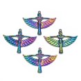thumbnail image 1 of 20pcs Alloy Big Pendants Cadmium Free & Lead Free Ancient Egyptian Winged Goddess Rainbow color 42x56x3.5mm Hole: 1.8mm Multi-color, 1 of 2